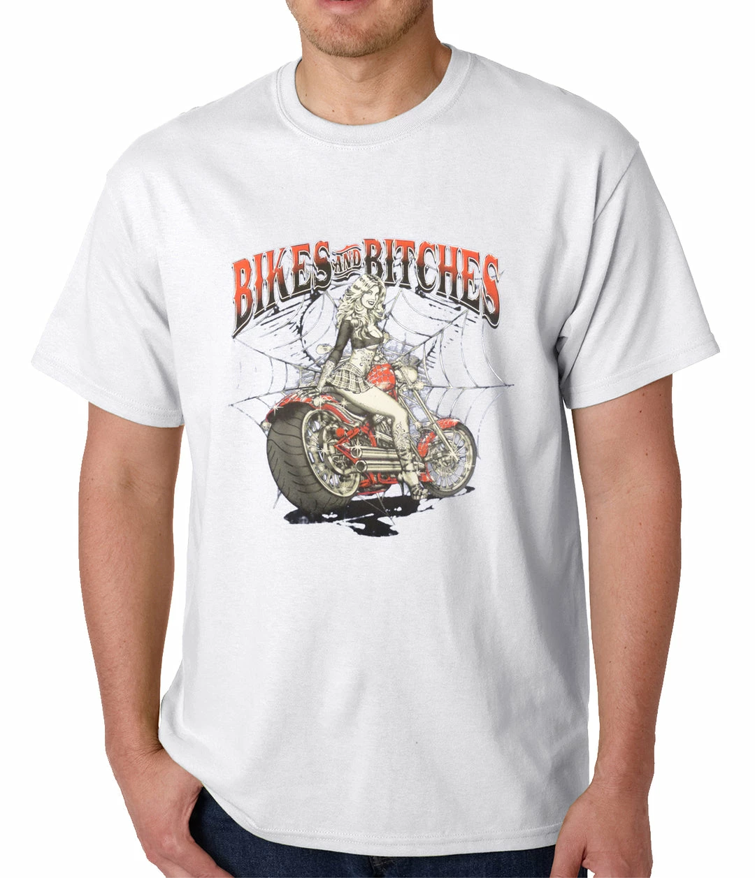 Bewild Bikes And B*tches Biker Mens T-shirt Biker Style 12 Bewild Bikes And B*tches Biker Mens T-shirt Biker Style