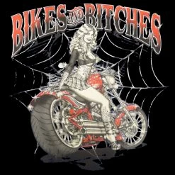 Bewild Bikes And B*tches Biker Mens T-shirt Biker Style 24 Bewild Bikes And B*tches Biker Mens T-shirt Biker Style