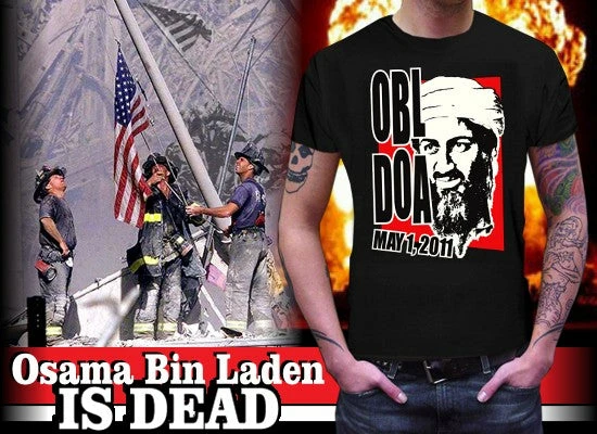 Bewild Osama Bin Laden KIA - Dead On Arrival T-Shirt Cool Funny & Offensive 12 Bewild Osama Bin Laden KIA - Dead On Arrival T-Shirt Cool Funny & Offensive
