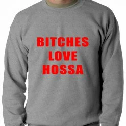 Bewild Bitches Love Hossa Chicago Hockey Adult Crewneck Sport Inspiration