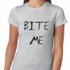 Bewild Bite Me Zombie And Vampire Lovers Girls T-shirt