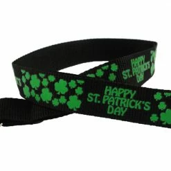 Bewild Black Happy St. Patrick's Day Lanyard