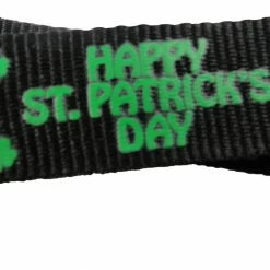 Bewild Black Happy St. Patrick's Day Lanyard