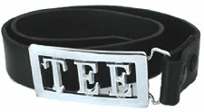 Bewild Black Leather Belt No Buckle