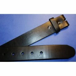 Bewild Black Leather Belt No Buckle