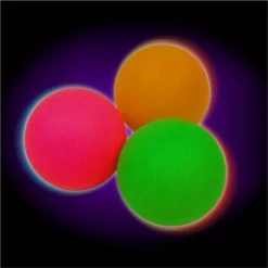 Bewild Black Light Reactive Neon Beer Pong Balls (6 Pack)