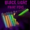 Bewild Black Light UV Reactive Neon Paint Pens (Set Of 5) Glow & Black Light Paint