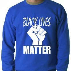 Bewild Black Lives Matter Fist Crewneck Sweatshirt