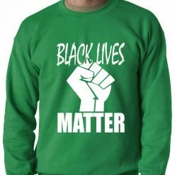 Bewild Black Lives Matter Fist Crewneck Sweatshirt