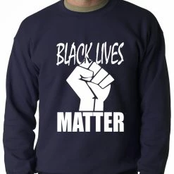 Bewild Black Lives Matter Fist Crewneck Sweatshirt