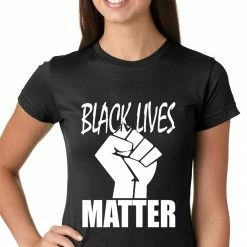 Bewild Black Lives Matter Fist Girls T-shirt