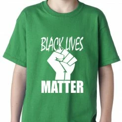 Bewild Black Lives Matter Fist Kids T-shirt Nationality & Ethnic