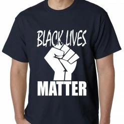 Bewild Black Lives Matter Fist Mens T-shirt