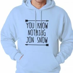 Bewild (Black Print) You Know Nothing Jon Snow Adult Hoodie