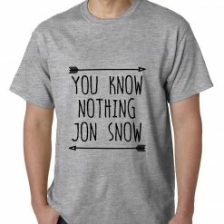 Bewild (Black Print) You Know Nothing Jon Snow Mens T-shirt