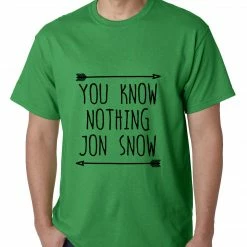 Bewild (Black Print) You Know Nothing Jon Snow Mens T-shirt