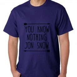 Bewild (Black Print) You Know Nothing Jon Snow Mens T-shirt