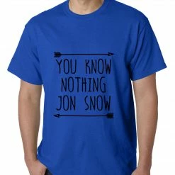 Bewild (Black Print) You Know Nothing Jon Snow Mens T-shirt