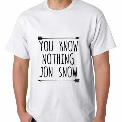 Bewild (Black Print) You Know Nothing Jon Snow Mens T-shirt