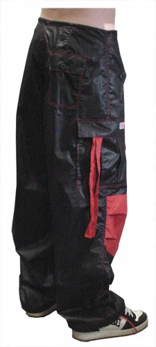 Bewild Black/Red Two Tone UFO Pants Basic Unisex UFO