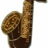 Bewild Black Saxophone Lapel Pin Lapel Pins