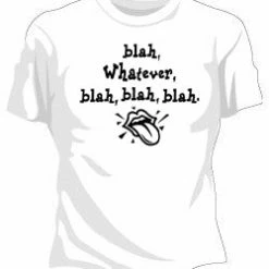 Bewild Blah Blah Blah Girls T-Shirt Cool Funny & Offensive