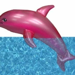 Bewild Blow Up Dolpin - 24 Inch Inflatable Dolphin (Pink)