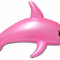 Bewild Blow Up Dolpin - 24 Inch Inflatable Dolphin (Pink)