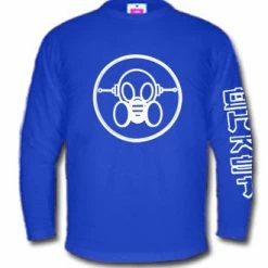 Bewild Ghast Apparel Blue Ghast Mask Logo Longsleeve T-shirt