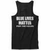 Bewild Blue Lives Matter - Pray For Dallas Tank Top