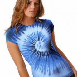 Bewild Blue Ocean Spiral Tie Dye T-Shirt 11 Bewild Blue Ocean Spiral Tie Dye T-Shirt