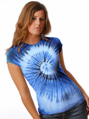 Bewild Blue Ocean Spiral Tie Dye T-Shirt 5 Bewild Blue Ocean Spiral Tie Dye T-Shirt