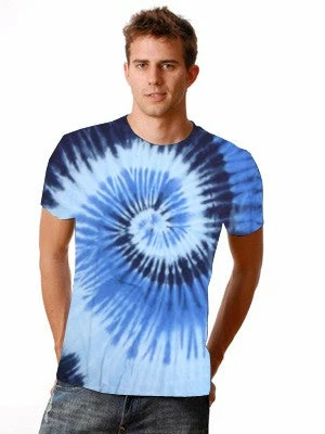 Bewild Blue Ocean Spiral Tie Dye T-Shirt 6 Bewild Blue Ocean Spiral Tie Dye T-Shirt