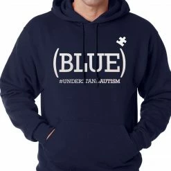 Bewild (BLUE) #UNDERSTAND AUTISM Adult Hoodie