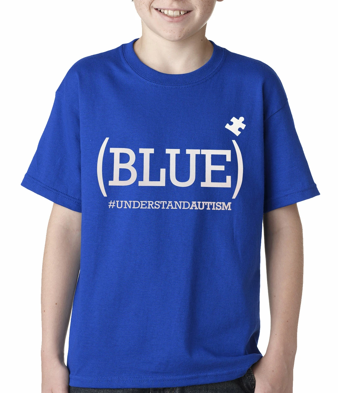 Bewild (BLUE) #UNDERSTAND AUTISM Kids T-shirt Positive Reinforcement 3 Bewild (BLUE) #UNDERSTAND AUTISM Kids T-shirt Positive Reinforcement