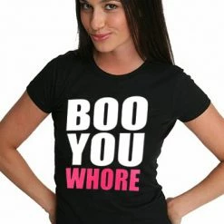 Bewild Cool Funny & Offensive Boo You Whore... Girl's T-Shirt