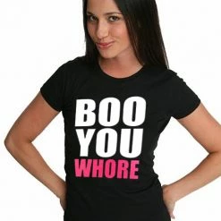 Bewild Cool Funny & Offensive Boo You Whore... Girl's T-Shirt
