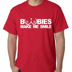Bewild Cool Funny & Offensive Boobies Make Me Smile T-Shirt 12 Bewild Cool Funny & Offensive Boobies Make Me Smile T-Shirt