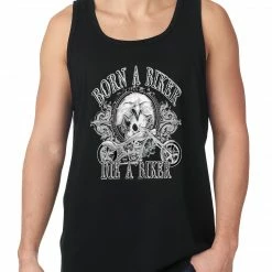 Bewild Biker Style Born To Be A Biker Tank Top 8 Bewild Biker Style Born To Be A Biker Tank Top