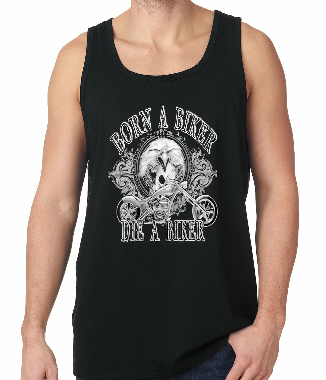 Bewild Biker Style Born To Be A Biker Tank Top 4 Bewild Biker Style Born To Be A Biker Tank Top