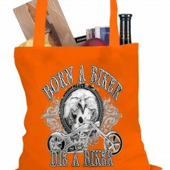 Bewild Born To Be A Biker Tote Bag