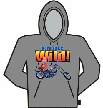 Bewild Born To Be Wild Hoodie Biker Style 3 Bewild Born To Be Wild Hoodie Biker Style