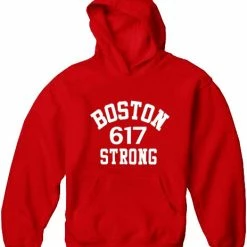 Bewild Say It Loud Boston 617 Strong Adult Hoodie