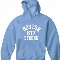 Bewild Say It Loud Boston 617 Strong Adult Hoodie