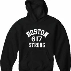 Bewild Say It Loud Boston 617 Strong Adult Hoodie