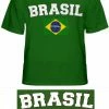 Bewild Nationality & Ethnic Brasil Vintage Flag International Mens T-Shirt
