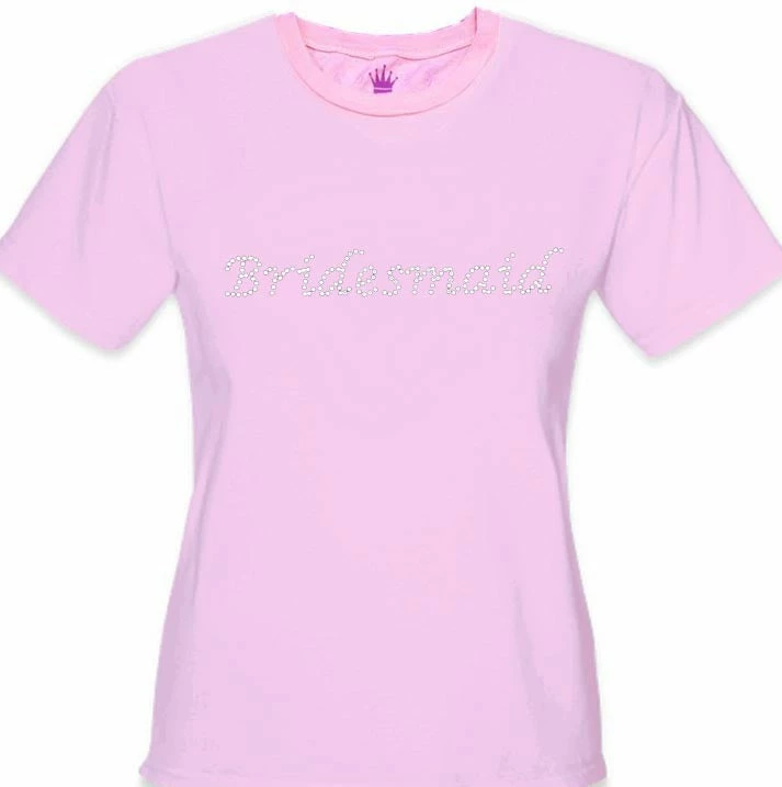 Bewild Bridesmaid Rhinestone Girl's T-Shirt Cool Funny & Offensive 6 Bewild Bridesmaid Rhinestone Girl's T-Shirt Cool Funny & Offensive