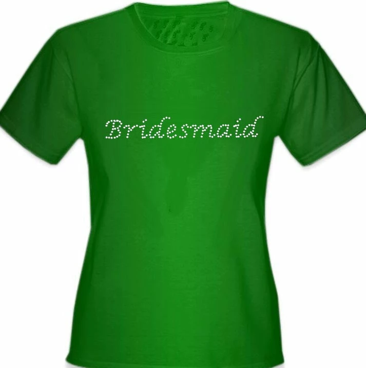 Bewild Bridesmaid Rhinestone Girl's T-Shirt Cool Funny & Offensive 7 Bewild Bridesmaid Rhinestone Girl's T-Shirt Cool Funny & Offensive