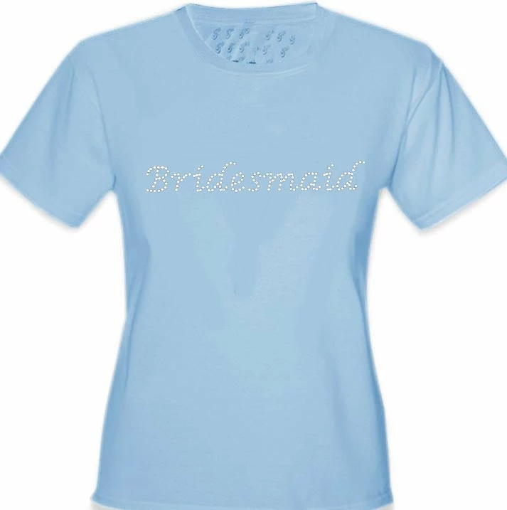 Bewild Bridesmaid Rhinestone Girl's T-Shirt Cool Funny & Offensive 8 Bewild Bridesmaid Rhinestone Girl's T-Shirt Cool Funny & Offensive