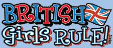 Bewild British Girls Rule Girls T-Shirt Nationality & Ethnic